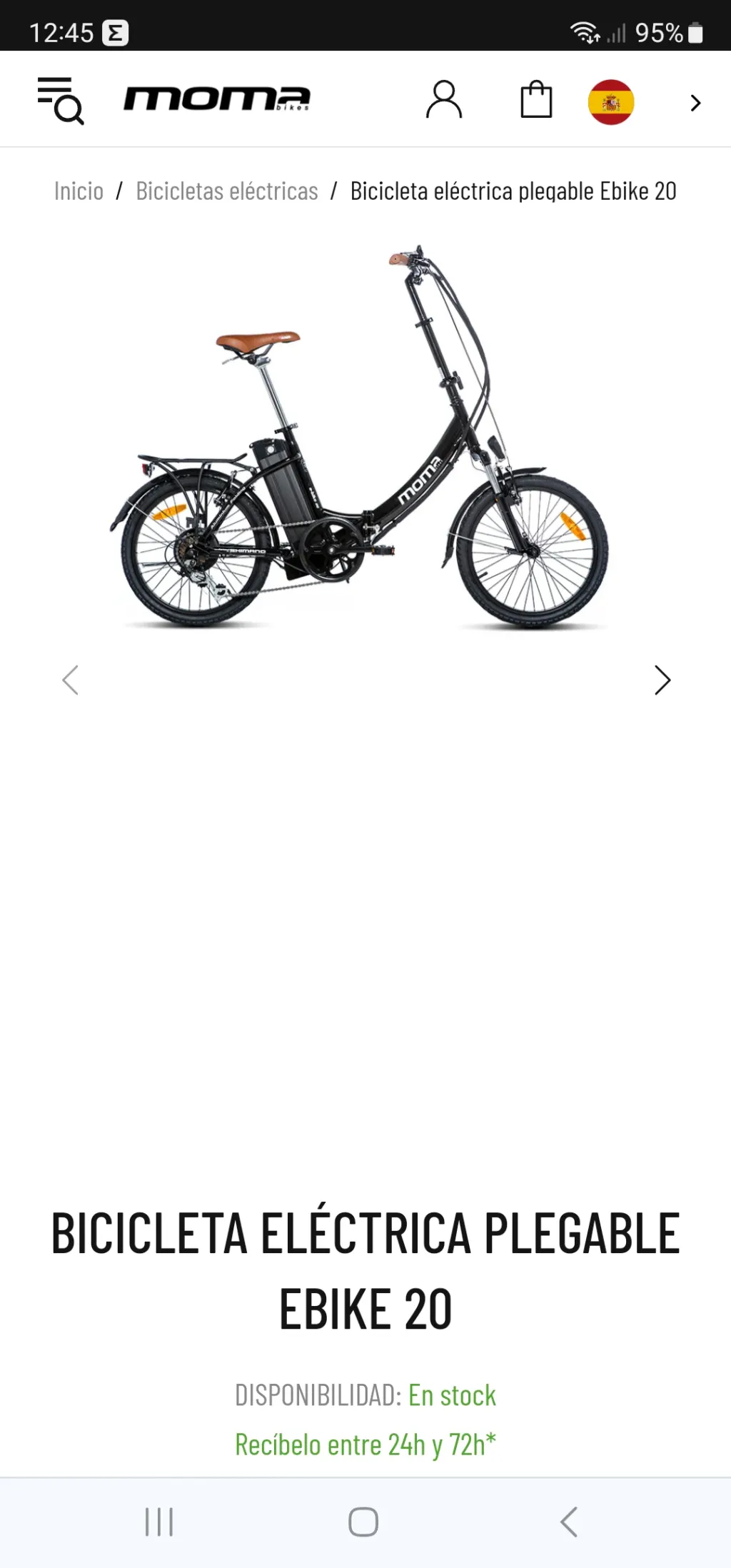 Photo 2 of Bicicleta eléctrica plegable ebike 20