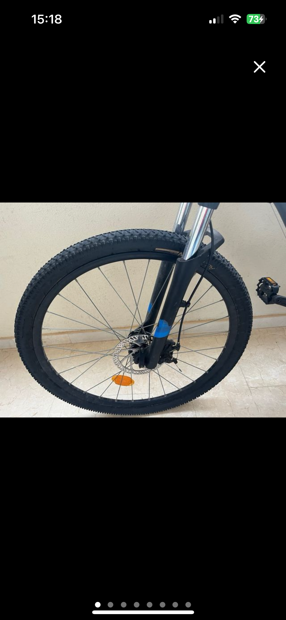 bicicleta de montaña semi nueva