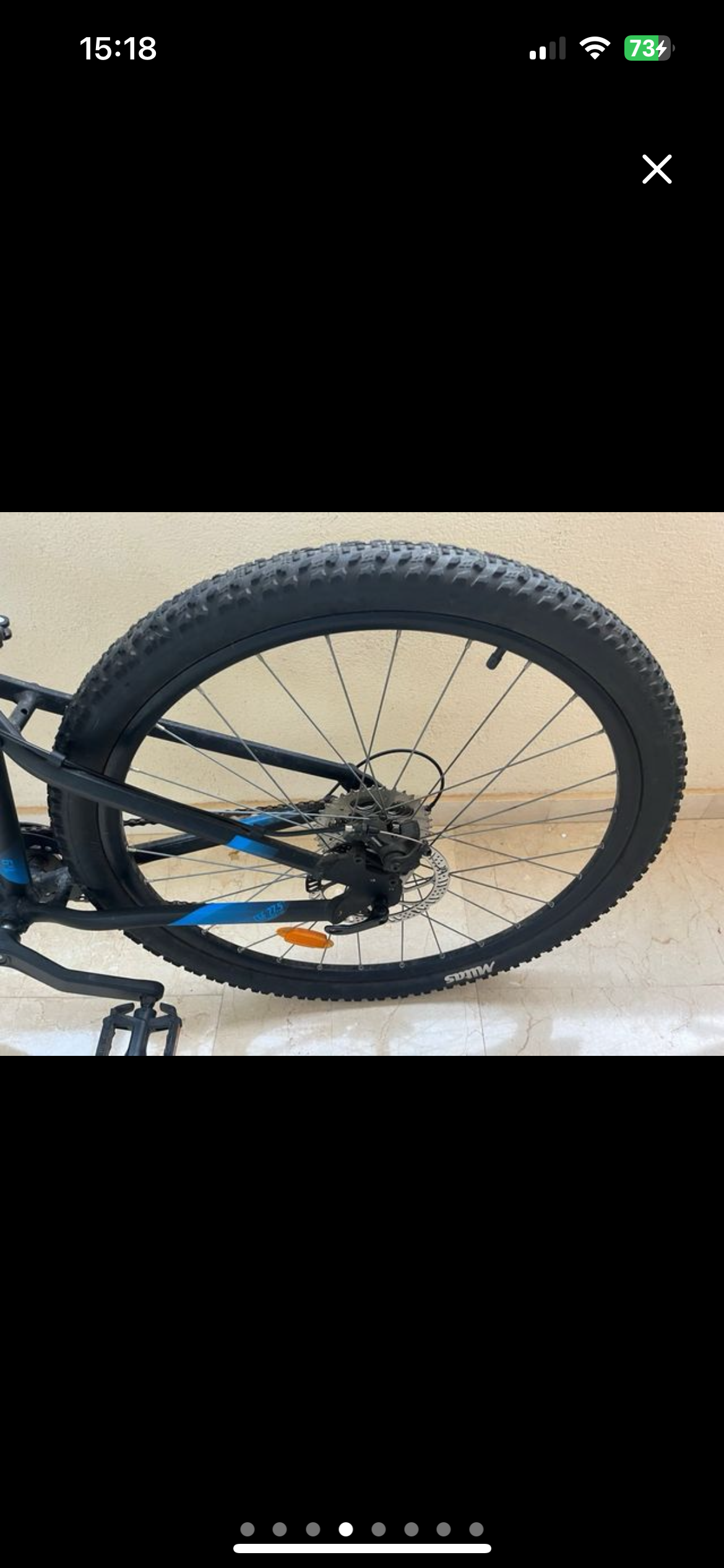 bicicleta de montaña semi nueva